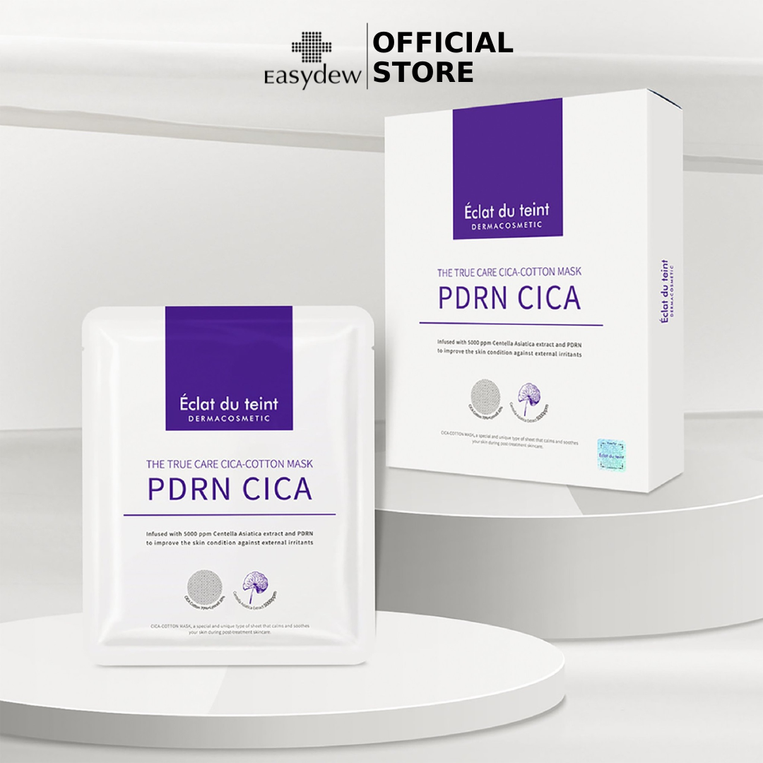 Mặt nạ phục hồi làm dịu da Éclat Du Teint PDRN Cica Hộp