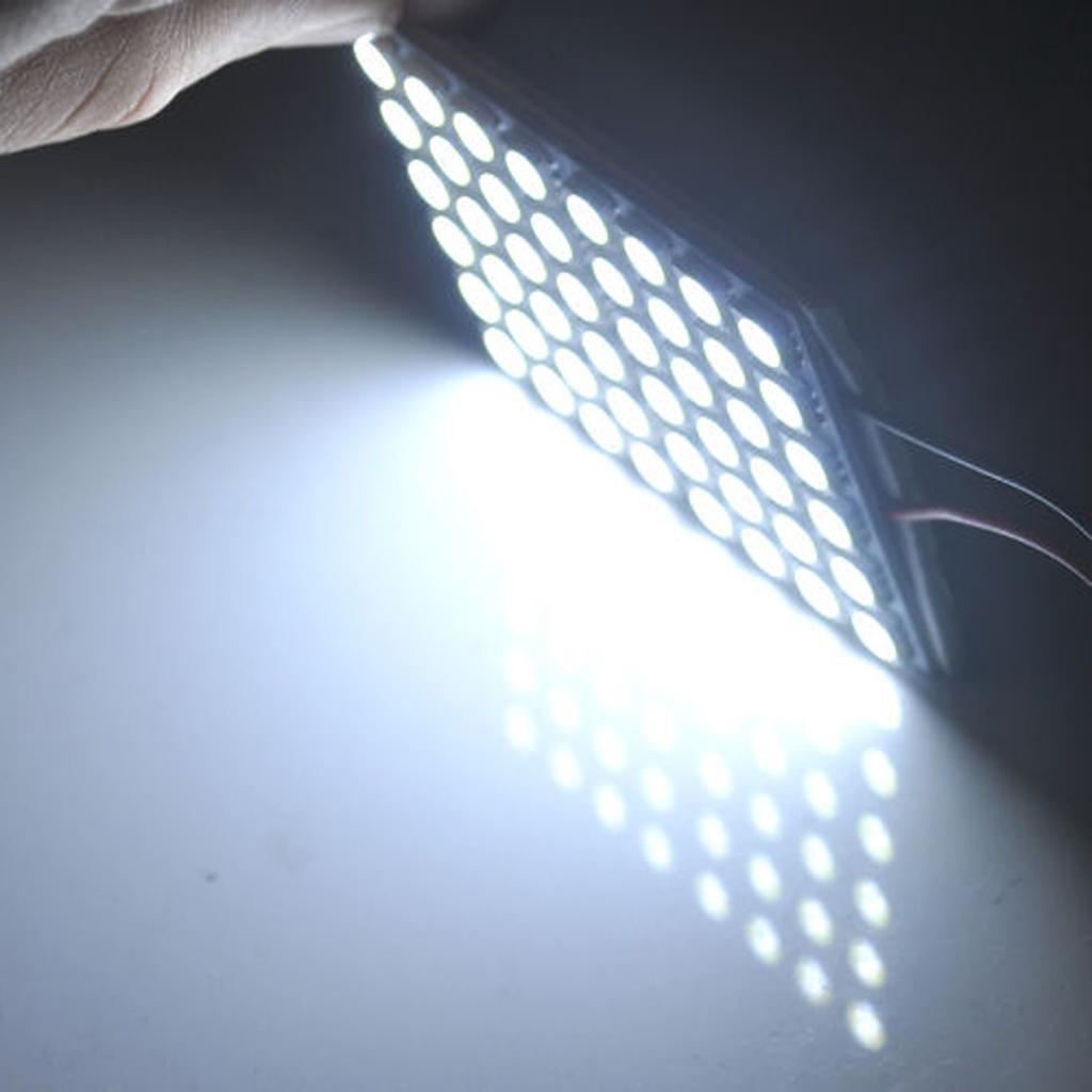 White   Panel   Light   48   SMD   5050   LED   Interior   Bulb   T10   BA9S