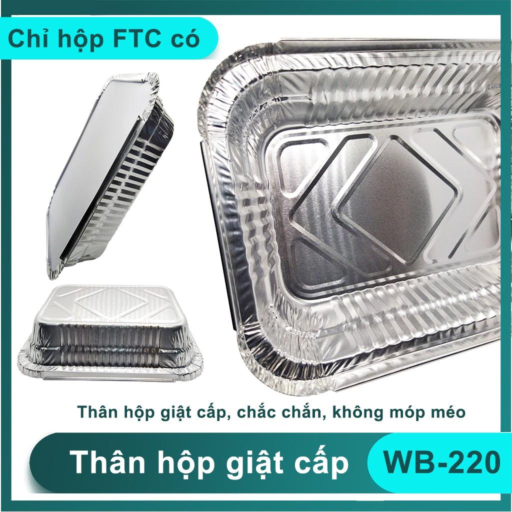 HỘP NHÔM - KHAY GIẤY BẠC ĐỰNG THỨC ĂN DÙNG 1 LẦN 1 NGĂN 1000ML