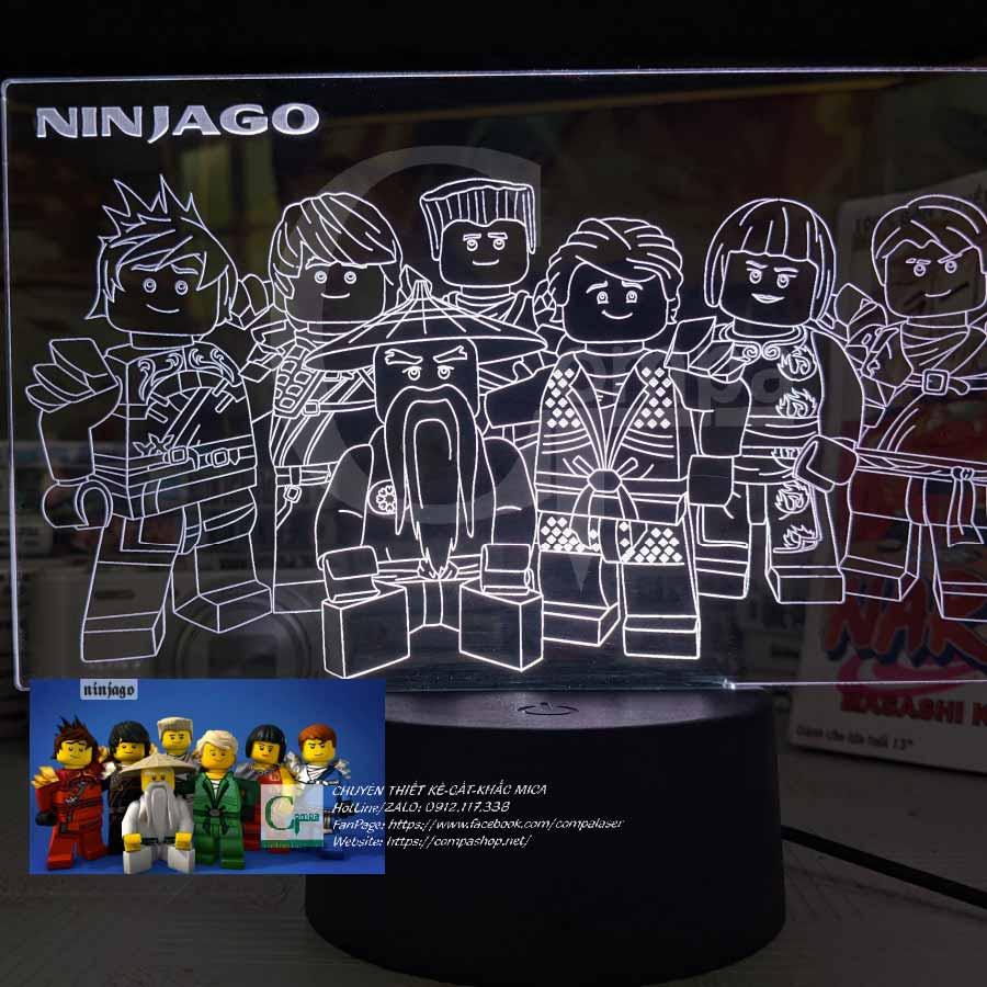 Đèn Ngủ NinjaGo 16 MÀU TUỲ CHỈNH ANJGO0101