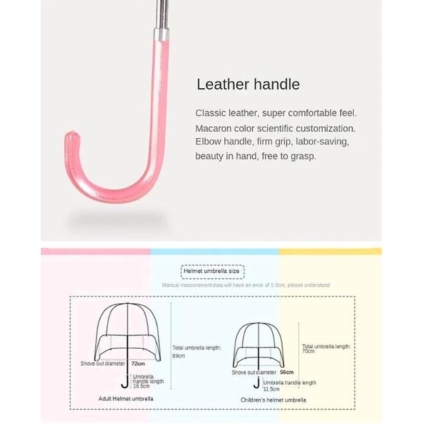 Dù đi nắng che mưa cho Trẻ Em Helmet Umbrella Cực Dễ Thương