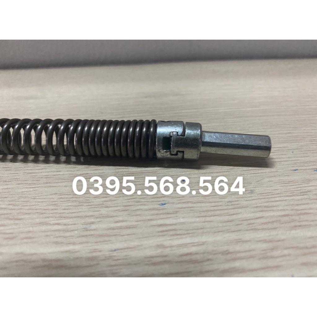 Dây thông tắc cống 2,5 + kết nối máy khoan