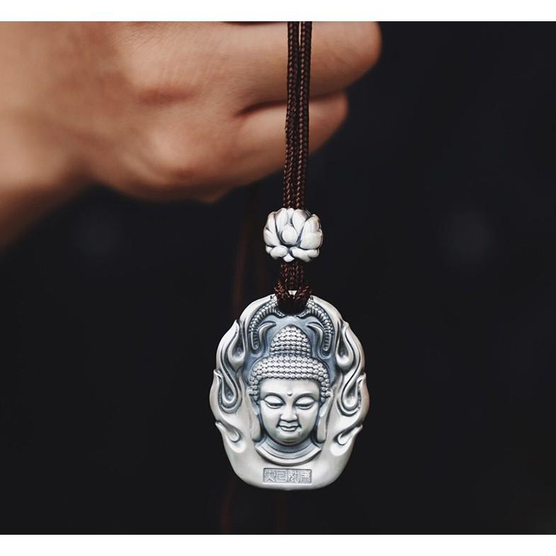 Mặt dây chuyền chạm Phật S925