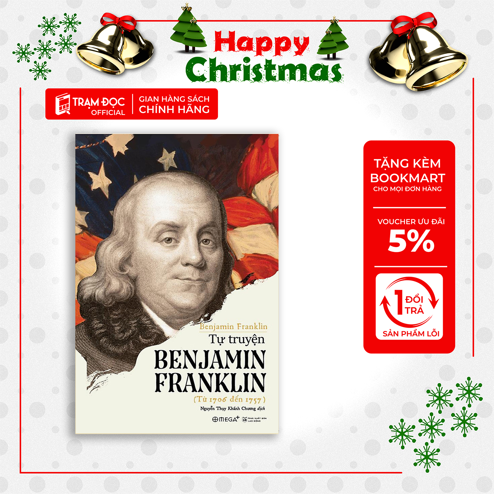 Trạm Đọc | Tự Truyện Benjamin Franklin (Tái Bản)