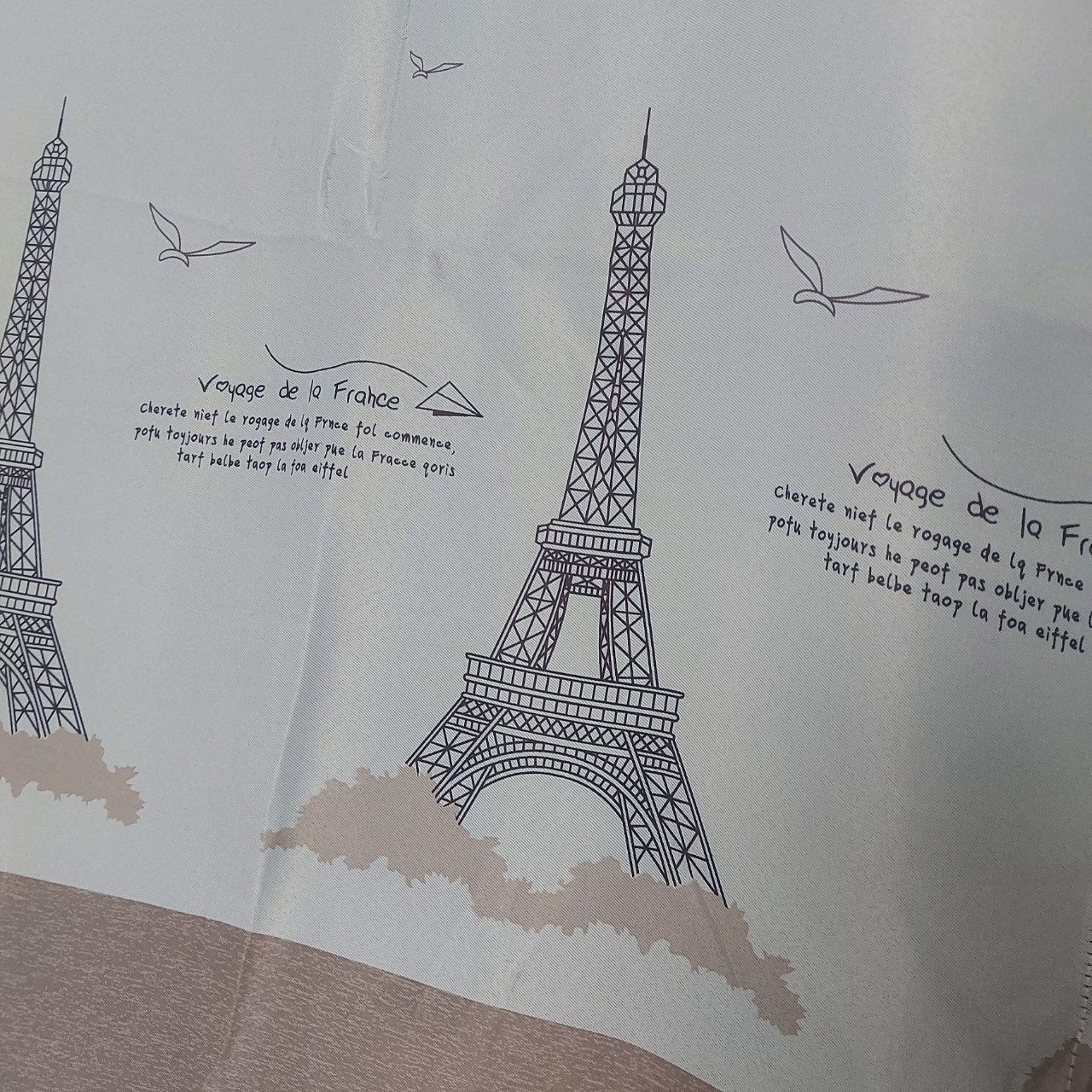 RÈM CỬA PARIS XÁM SIZE 3M NGANG X 2M CAO (1 TẤM )