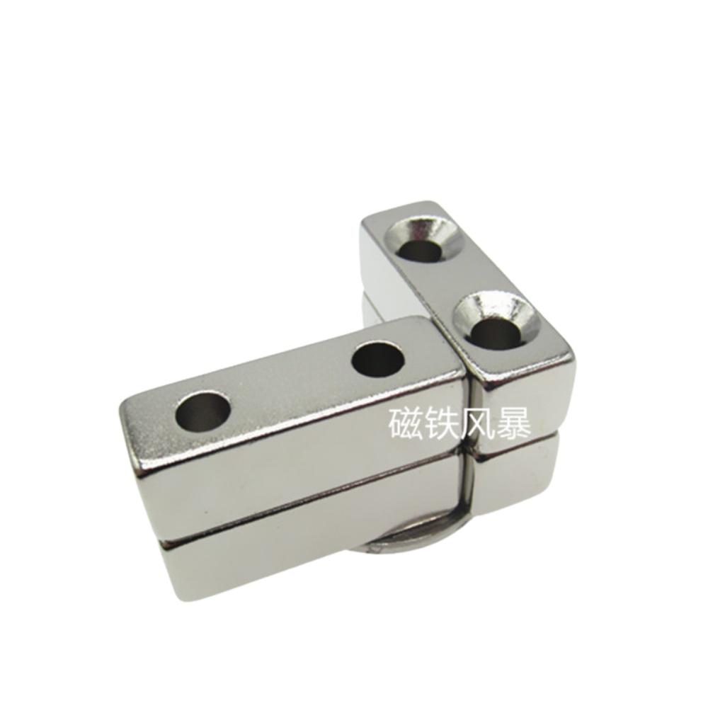 Nam châm có 2 lỗ bắt vít 30x10x10mm lực từ siêu mạnh, nam châm vĩnh cửu