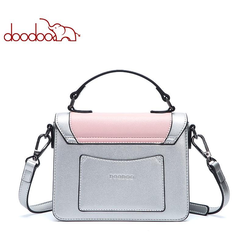 Túi Xách Nữ Thời Trang Cao Cấp DooDoo D8249 Màu Hồng