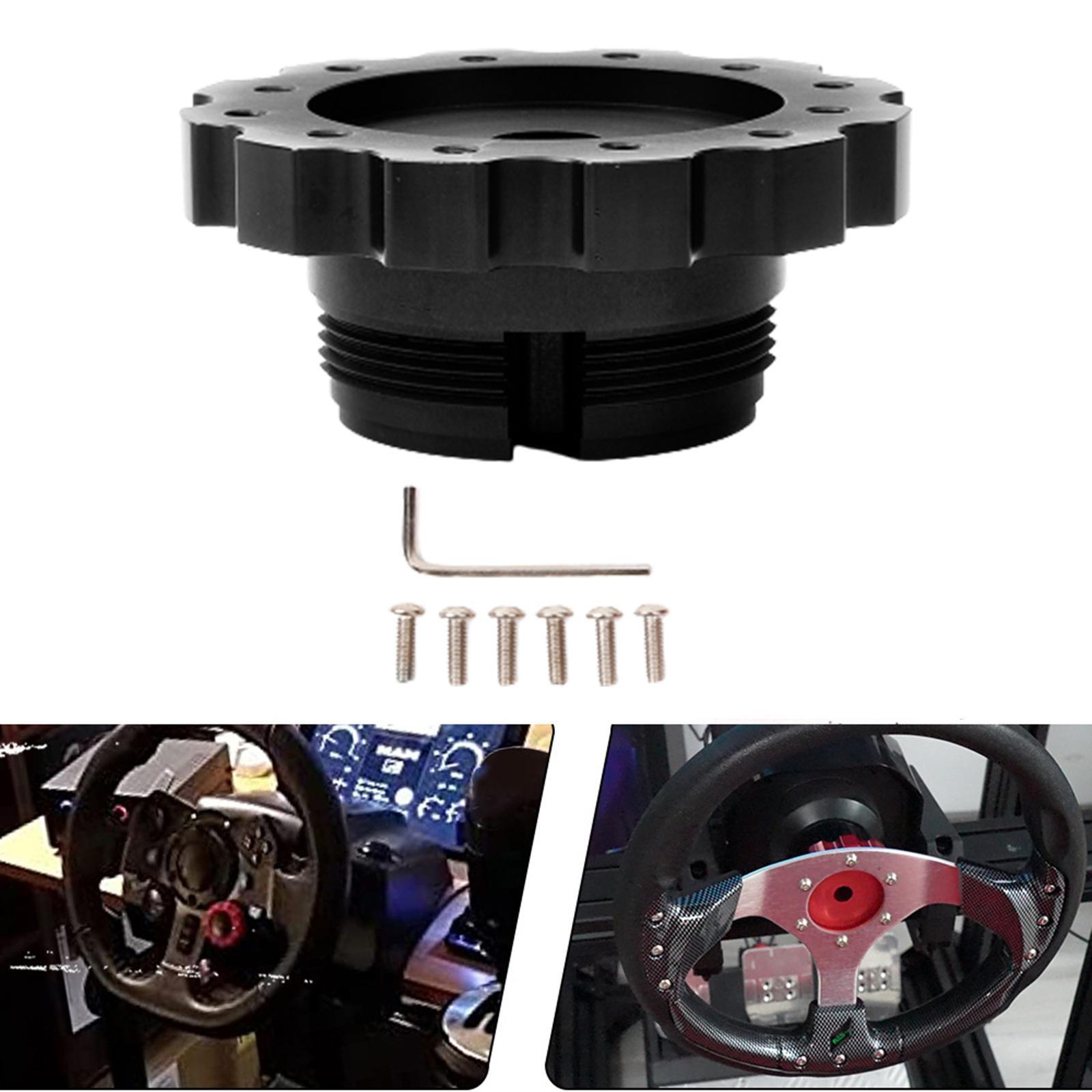 Steering Wheel Adapter Easy to Install Aluminium Alloy for  V10 Game