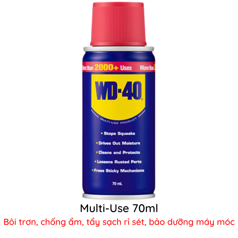 Dầu Bôi trơn, chống ẩm, tẩy sạch rỉ sét, bảo dưỡng máy móc Multi-Use Product 70ml