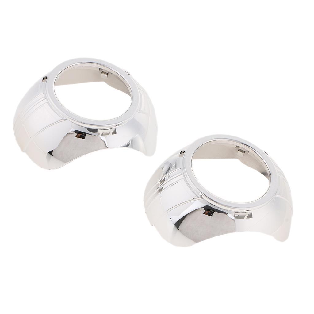 2-4pack Pair 3.0 inch Bi-xenon Projector Lens With Shrouds Cover Mask for Ford