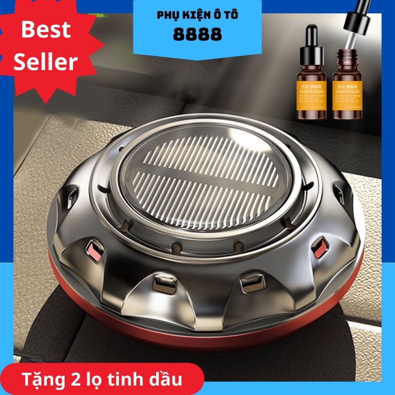Máy khuếch tán tinh dầu,nước hoa khử mùi ô tô thương hiệu cao cấp,Hoạt động năng lượng mặt trời đế chống trơn trượt