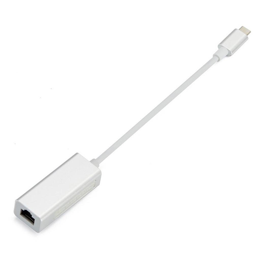 USB 2.0 Connector USB Type C to 100Mbps Gigabit LAN  Port Hub Adapter