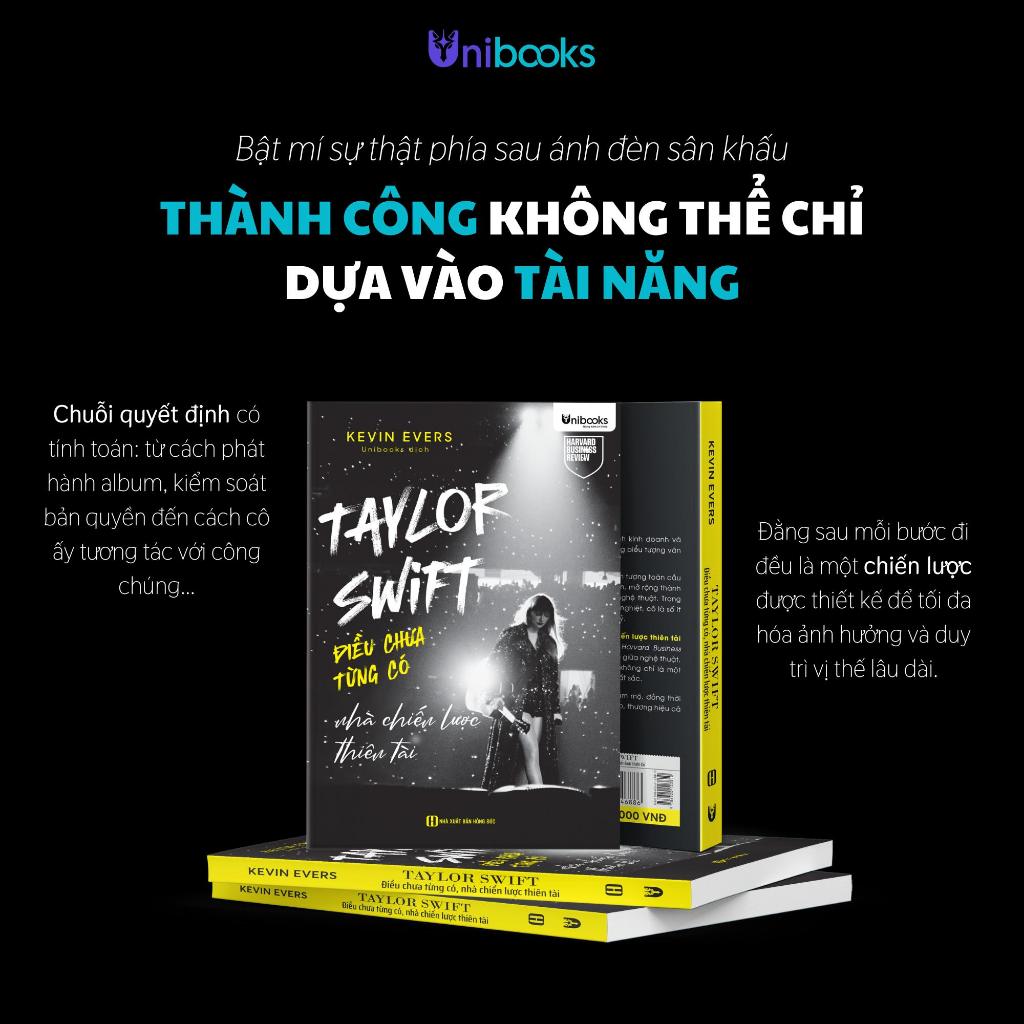 Sách Unibooks - Taylor Swift – Điều Chưa Từng Có – Nhà Chiến Lược Thiên Tài