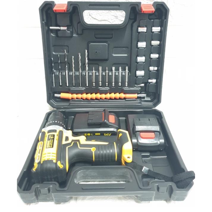 Máy khoan pin dewalt 36V đa năng, kèm bộ phụ kiện