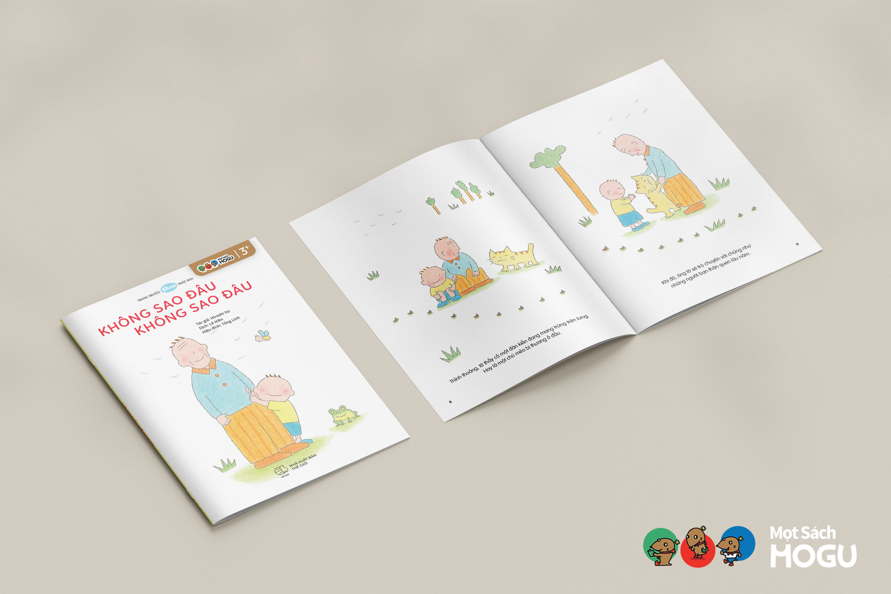 Truyện Ehon bé 3-4-5 tuổi - Không sao đâu, không sao đâu