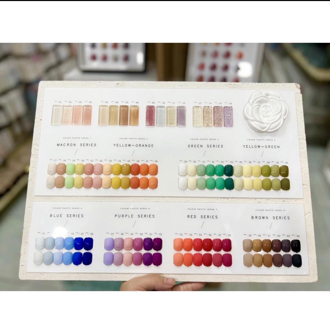 [1 Chai Lẻ] Sơn Gel Hoa Hồng Yantu 64 Màu Sơn Cao Cấp Siêu Đậm Mướt Màu Ngẫu Nhiên Nữ Women