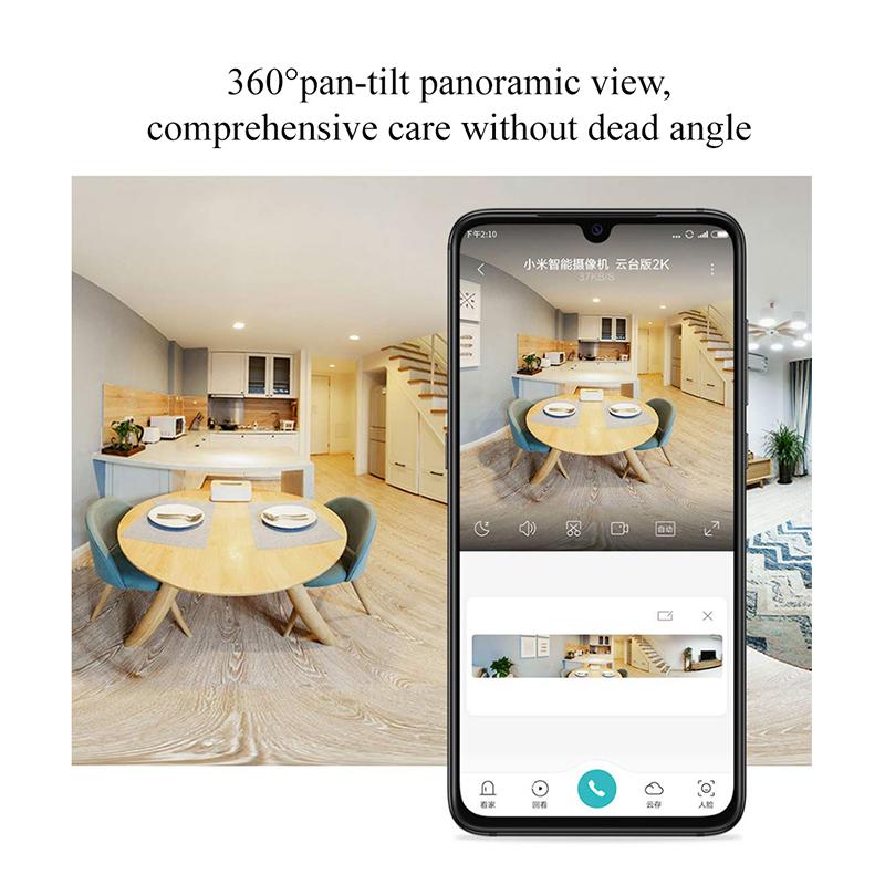 Camera IP Thông Minh Xiaomi Mijia 360 2K 1296P Video HD CCTV Webcam WiFi Tầm Nhìn Ban Đêm Không Dây Mi Camera An Ninh Gia Đình Màn Hình Trẻ Em Màu sắc: Chỉ có camera