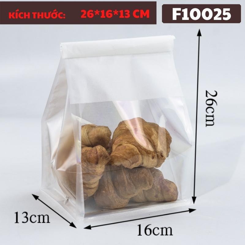 Túi Đựng Bánh Mì Sandwich Bánh Gối Hoa Cúc Túi Quà Dạng Gấp Cực Đẹp Kích Thước 26x13x16 CM - F10025-1T