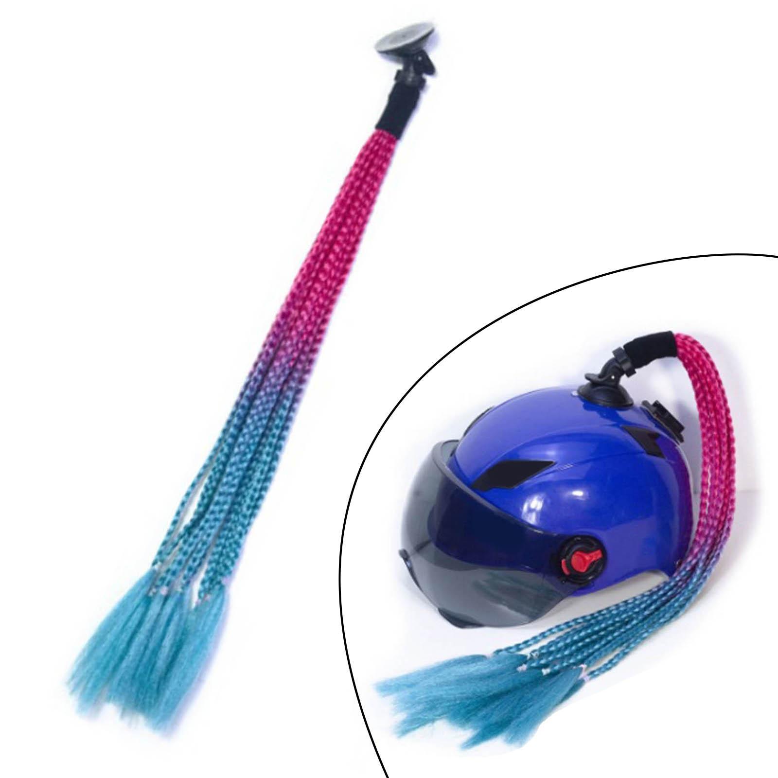 2Pcs Helmet Braids Ponytail Ponytail Braid Decoration