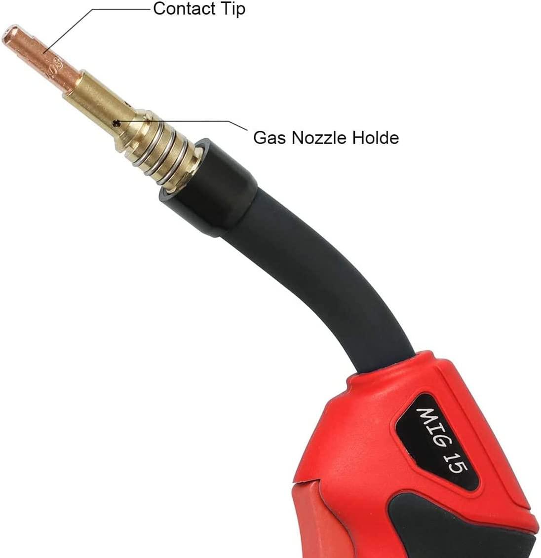 Một bộ 40 vòi phun tiếp xúc MB15 15AK cho vòi phun khí/khí không tiếp xúc 0.8mm ngọn đuốc MIG/MAG Vật tư tiêu hao MIG Liên hệ với máy hàn