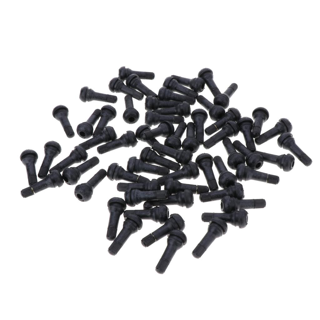 100 New Tire Pressure Monitoring System Tubeless Tire Valve Stems Snap in TR413