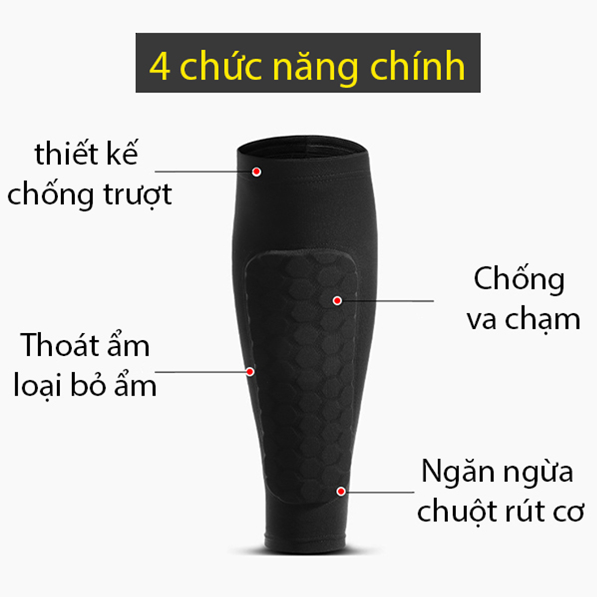 Cặp tất đệm bảo vệ ống đồng trong bóng đá và các môn thể thao