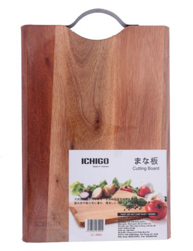 Thớt gỗ vát xà cừ Ichigo IG-4904 (30 x 22 cm)