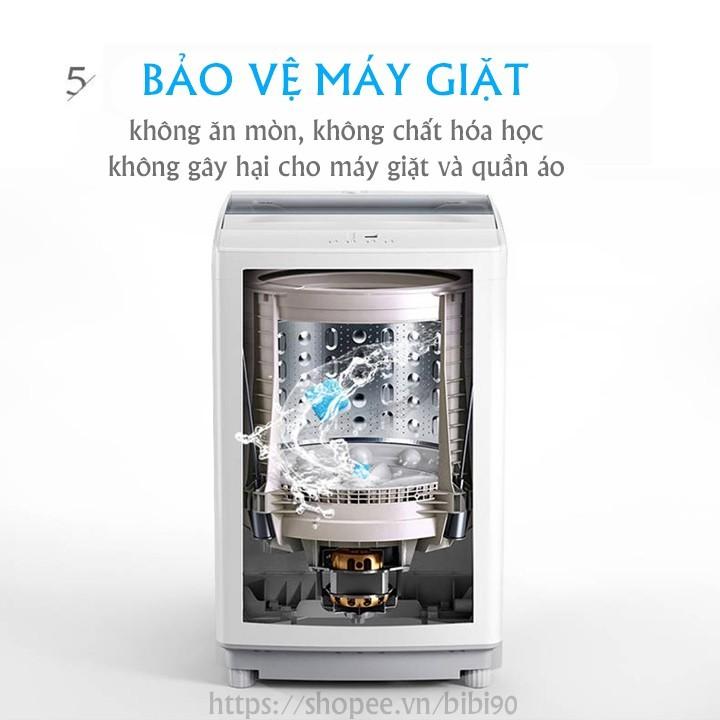 Hộp 12 viên tẩy lồng giặt loại bỏ cặn bẩn bảo vệ máy giặt