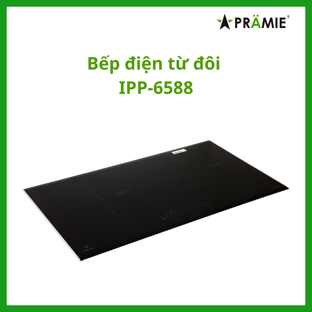 Bếp điện từ đôi Pramie IPP-6588_Hai Từ_Hàng nhập khẩu Malaysia