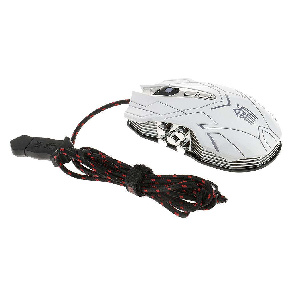 4000DPI Optical Ergonomic Gaming Mouse Mice 10 Buttons for PC Laptop