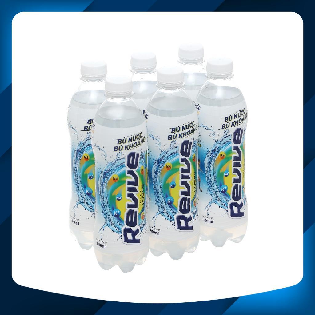 Combo 6 chai nước bù khoáng Revive muối khoáng 500ml