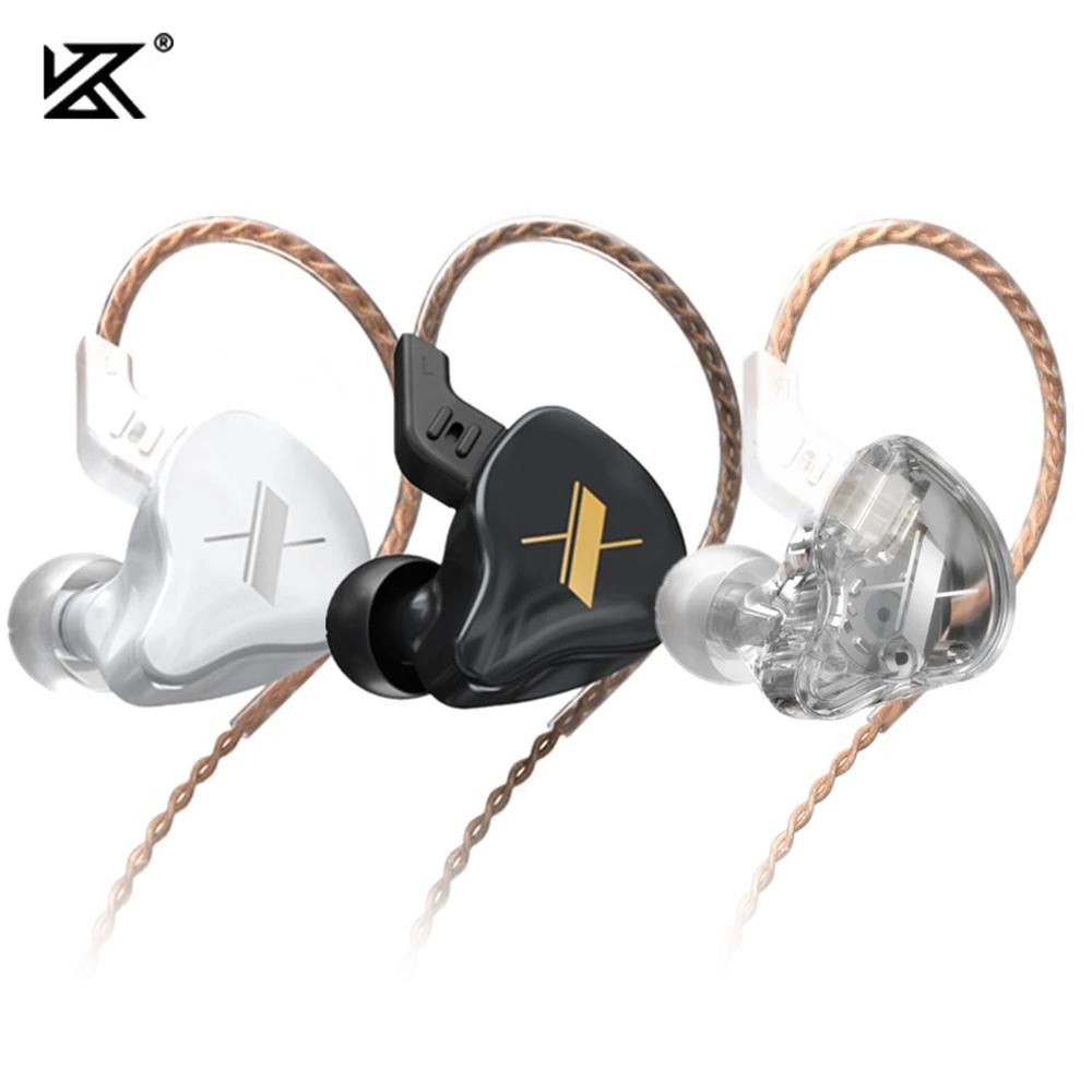 Tai nghe KZ EDX 1 Tai nghe âm nhạc Hifi Dynamic Hifi trong tai nghe tai nghe tai nghe Thể thao Tiêu đề khử tiếng ồn với micrô