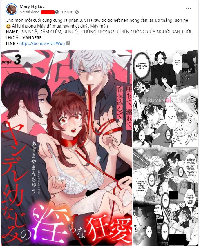 [R21] Sa Ngã, Đắm Chìm, Bị Nuốt Chửng Trong Sự Điên Cuồng Của Người Bạn Thời Thơ Ấu Yandere chapter 5.2 - Trang 2