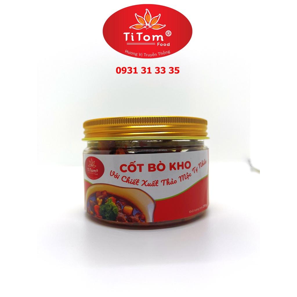 Gia vị nấu bò kho - Gia vị bò kho - Gia vị bò kho nêm sẵn - Cốt bò kho TITOM 250g