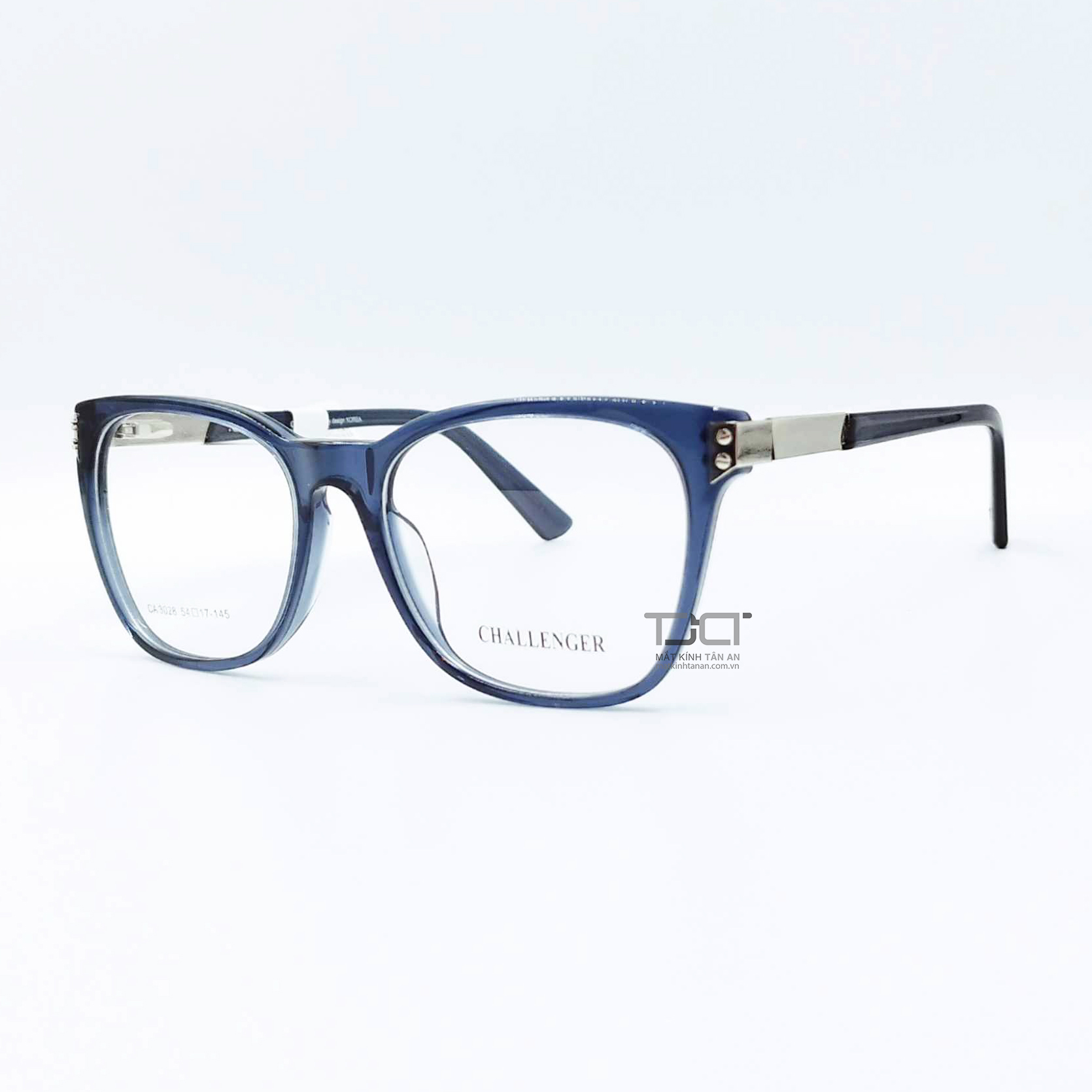 GỌNG KÍNH CẬN THỜI TRANG NỮ, PHONG CÁCH HÀN QUỐC, CHÍNH HÃNG CHALLENGER CA3028