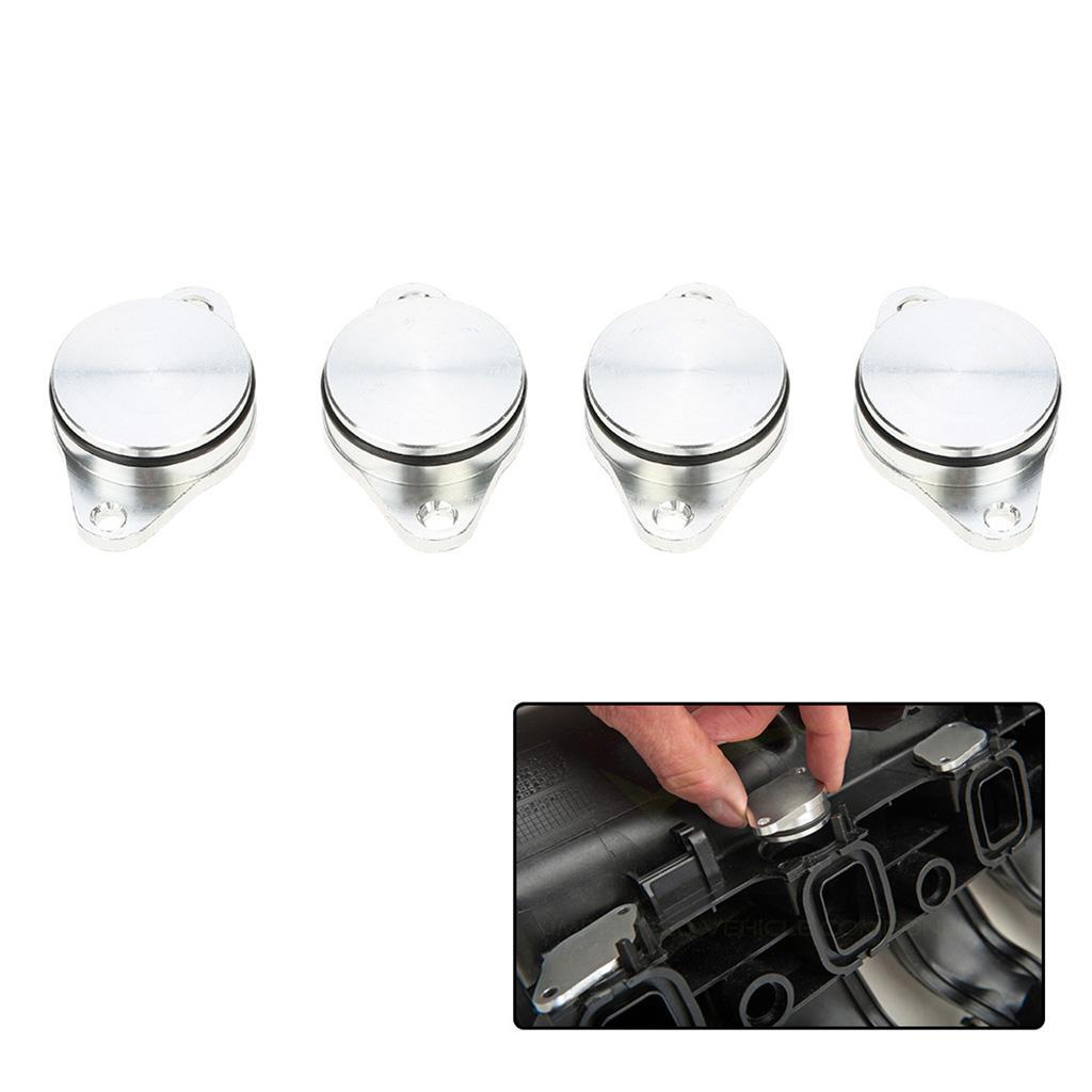 4 Pieces 33mm Swirl Flap Blanking Bungs For BMW E91 E39 E38 E53 E70 E71