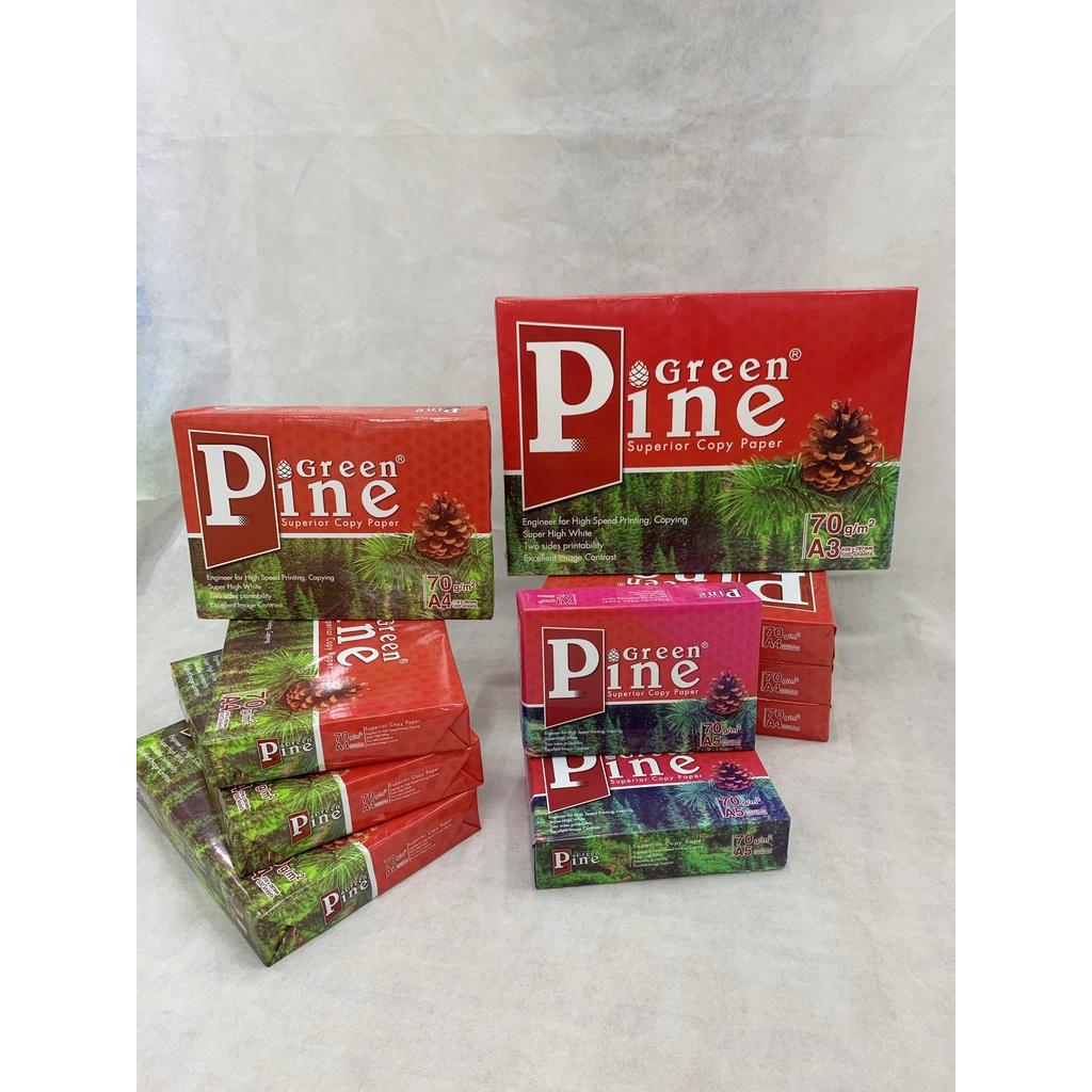 Giấy in, giấy photo Green pine A3, A4, A5 ĐL 70g/m2 Giấy Văn Phòng Giá Rẻ