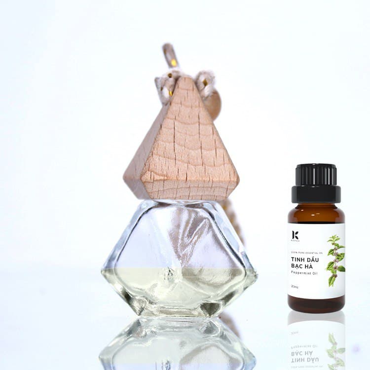 Lọ Treo Xe Ô Tô Tinh Dầu Bạc Hà Peppermint Essential Oil - Khử Mùi Xe Hơi - Tủ Quần Áo - Thanh Lọc Không Khí