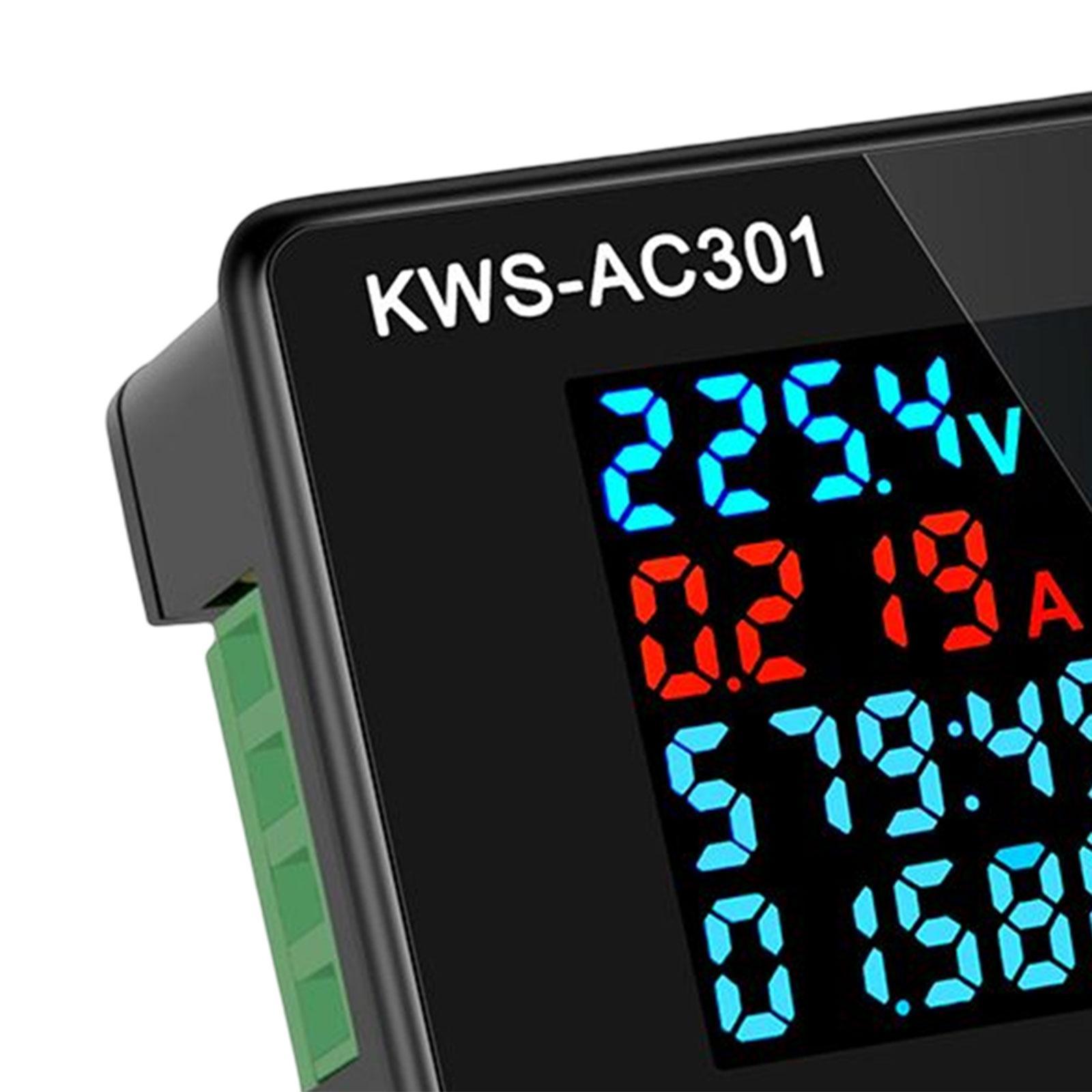 AC Power Meter Power Current Electricity Screen Digital Voltage Electric Display Meter