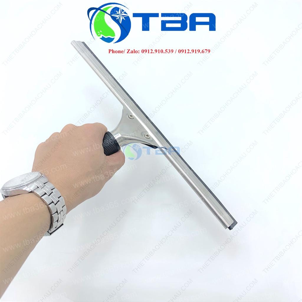 Tay gạt nước vệ sinh kính inox cao cấp 40cm, chuyên dùng vệ sinh kính