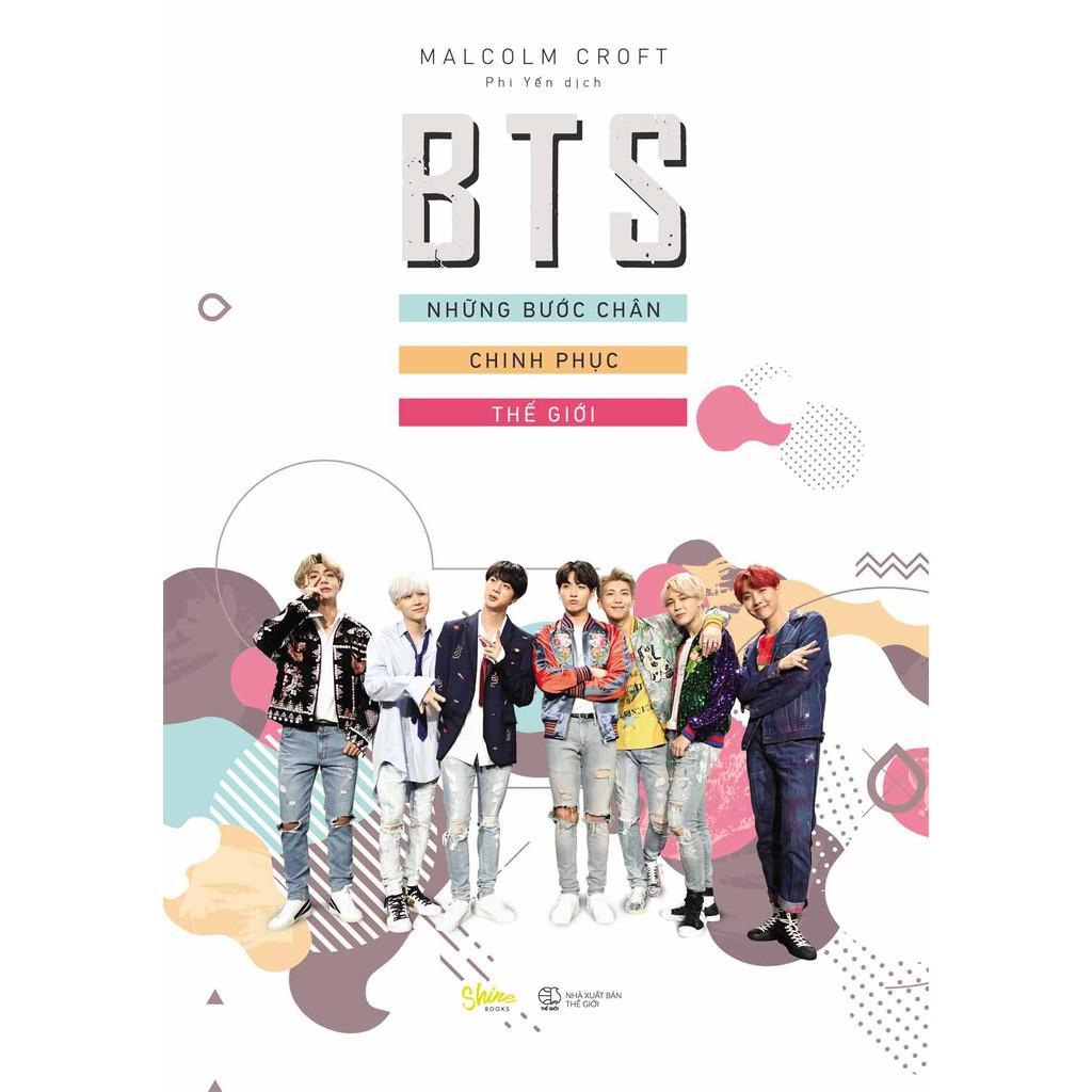 Sách  BTS Những bước chân chinh phục thế giới (Tặng poster và bookmark) - Skybooks - BẢN QUYỀN