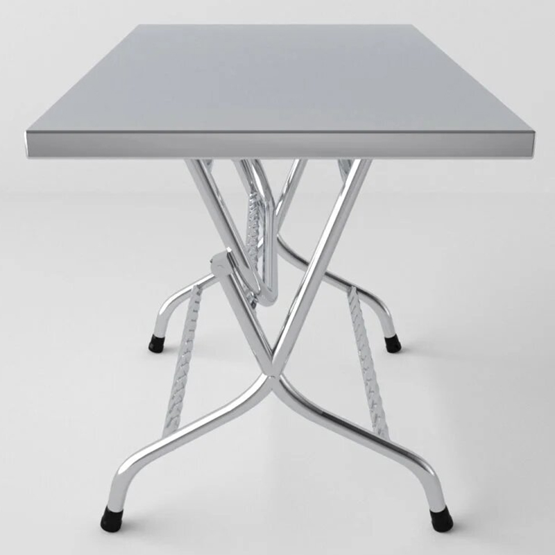 Bàn inox WIN chữ nhật phi 32 70 x 120cm