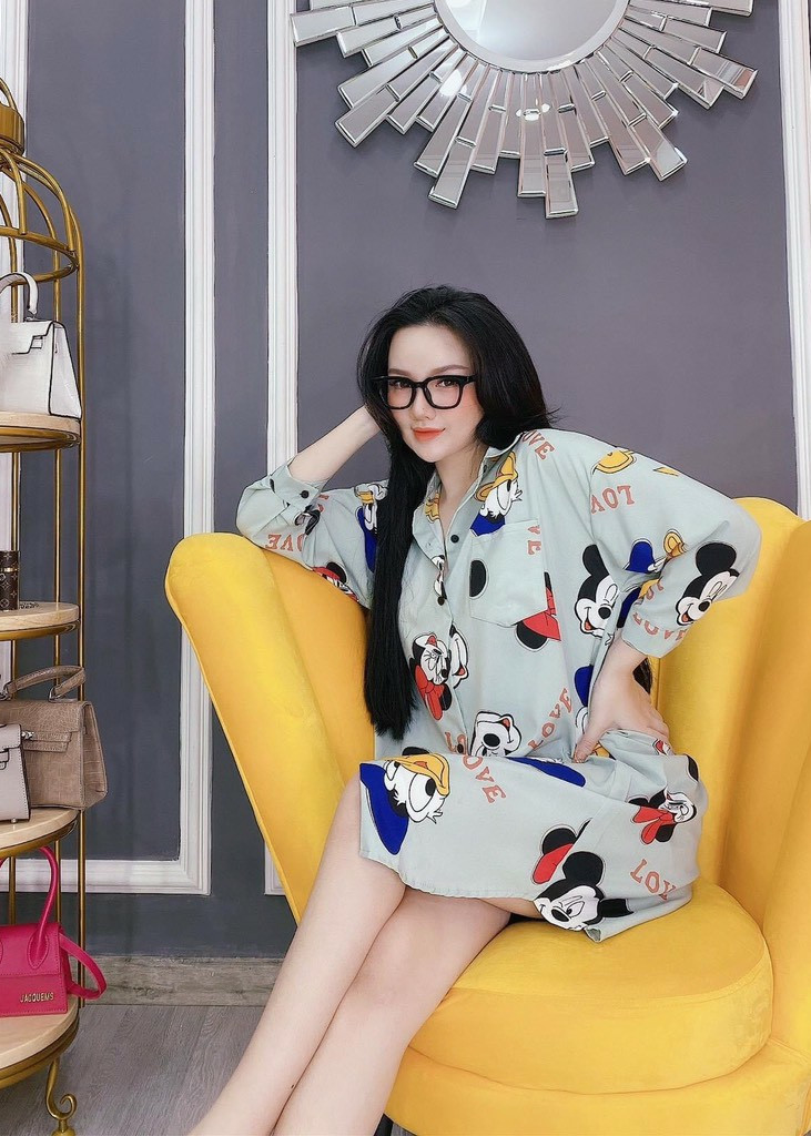 Áo Sơ Mi Nữ Bigsize From rộng trẻ trung - Hình Thật - A072