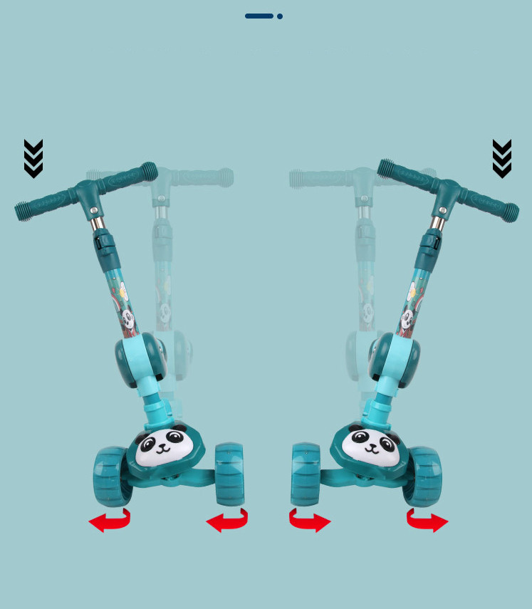 Xe Scooter, Xe Trượt Cho Bé Bánh Có Đèn 3 in 1 Chịu Lực 90KG Cực Kỳ Chắc Chắn