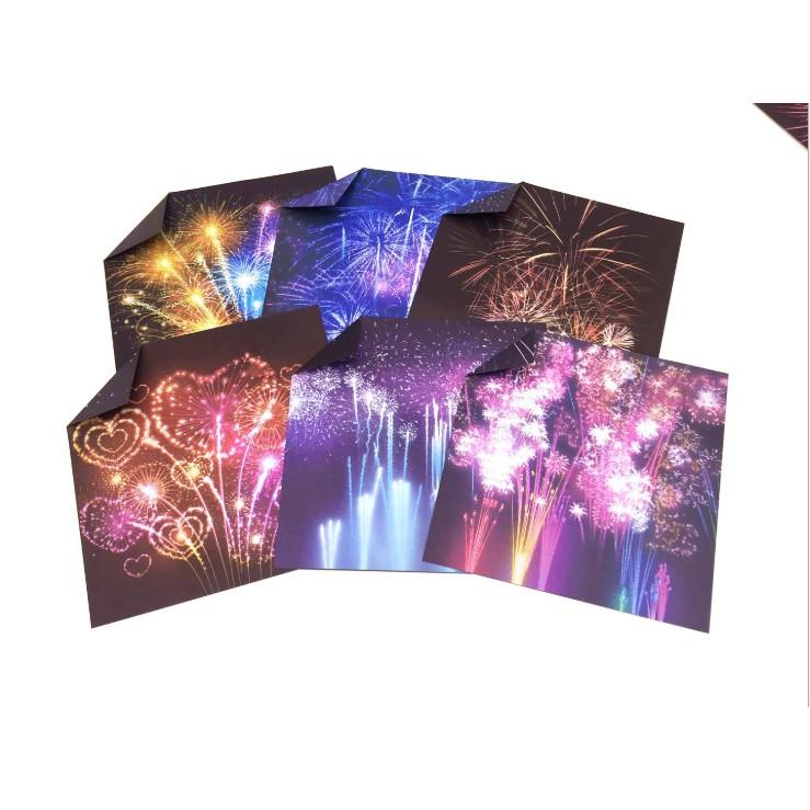 Giấy Thủ Công Gấp Origami,2 mặt hình, 70 tờ, 15x15cm, 2 Mặt Hình