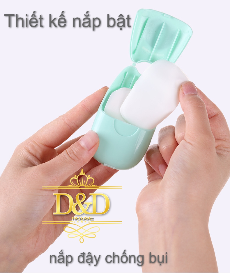 Xà phòng giấy du lịch nhỏ gọn dùng 1 lần tiện lợi