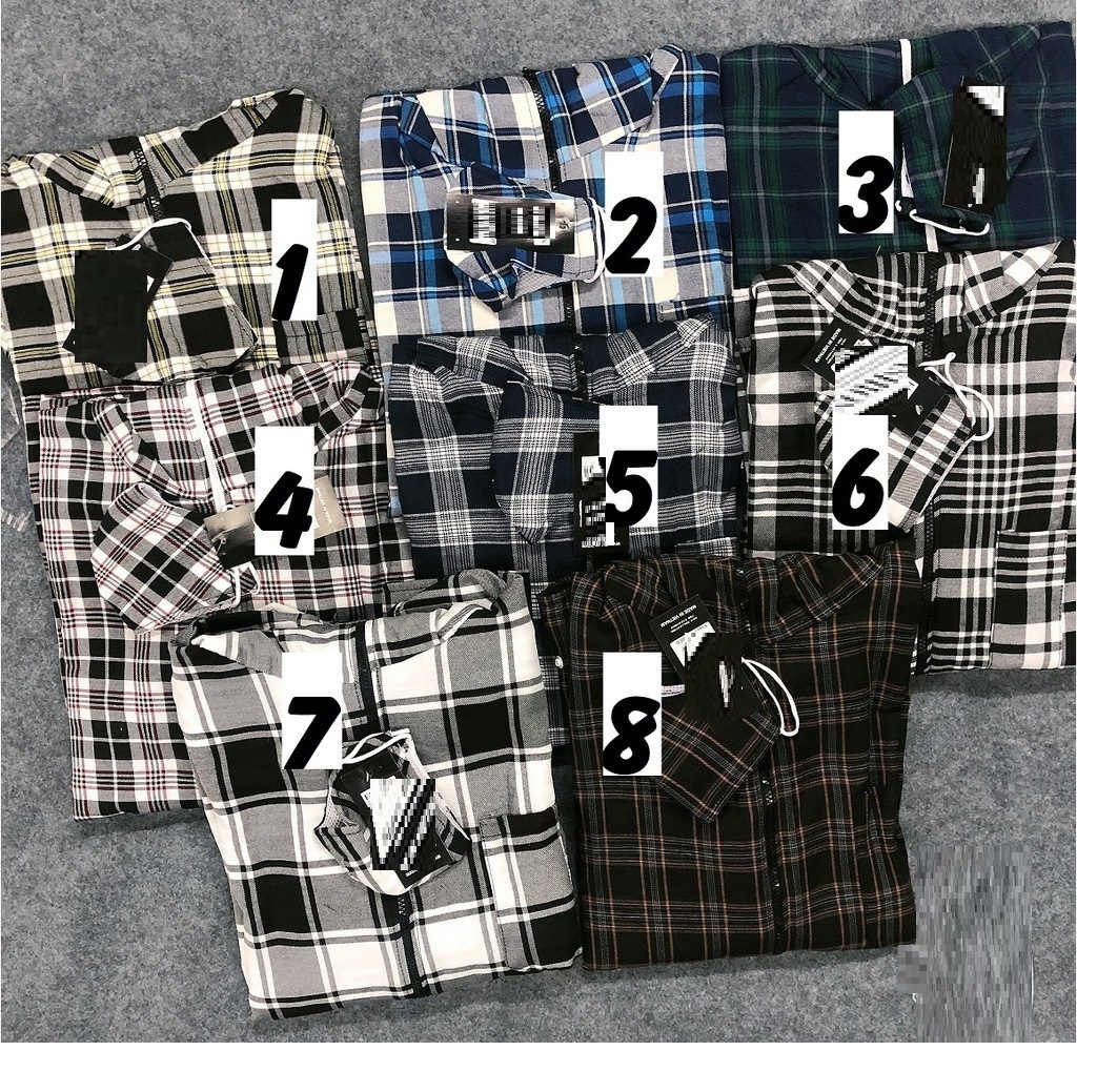 Áo chống nắng họa tiết KẺ KARO cho nam, thời trang tiện lợi