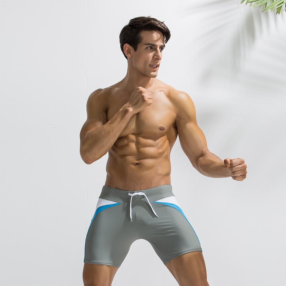 Quần bơi nam Boxer YESURE DEENYT Chất liệu Superfine polyester cao cấp , chống thấm , nhanh khô form Fitness thời trang - Hàng Chính Hãng