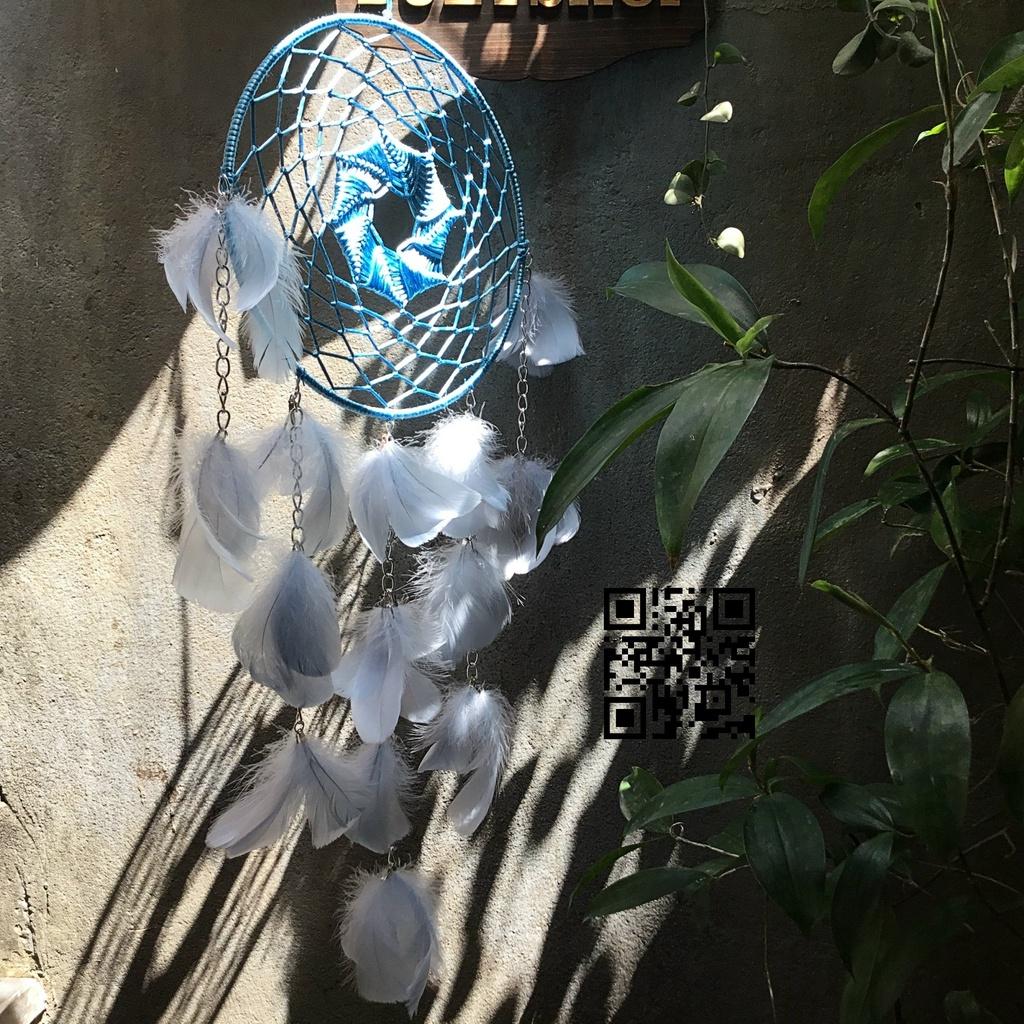 DREAMCATCHER- vòng đuổi bắt giấc mơ loại lớn - LÔNG VŨ lo