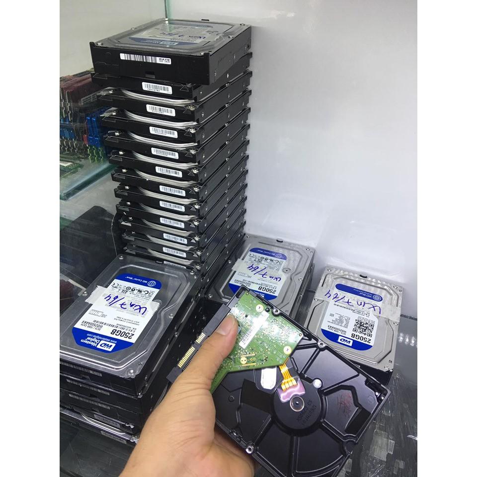 HDD 250G Hàng chuẩn tháo máy bộ cài sẵn Win 7 64bit